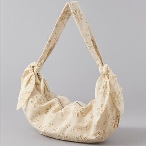 American Eagle Outfitters Cream Hobo Bag